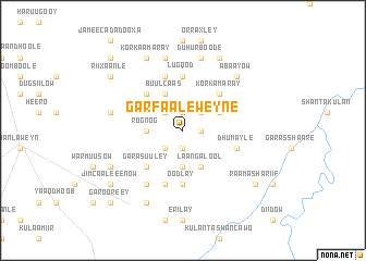 map of Garfaale Weyne