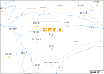 map of Garfield