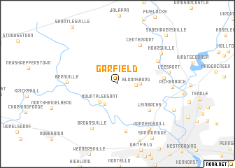 map of Garfield