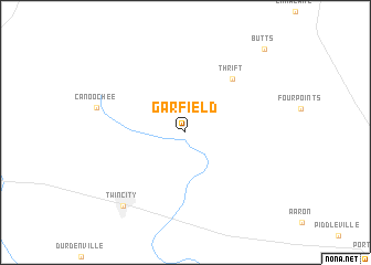 map of Garfield