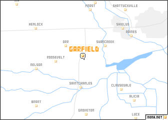 map of Garfield