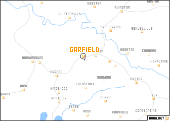 map of Garfield