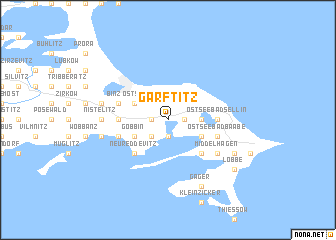 map of Garftitz