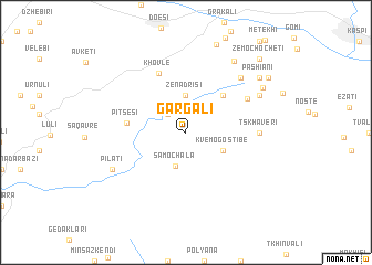 map of Gargali