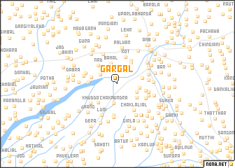 map of Gargāl