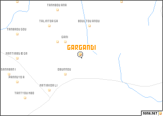 map of Gargandi