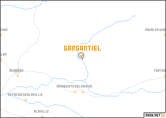 map of Gargantiel