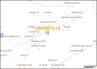 map of Gargantilla