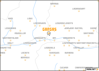 map of Gargas