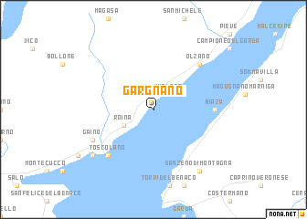 map of Gargnano