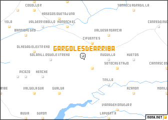 map of Gárgoles de Arriba