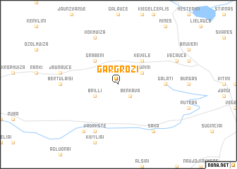 map of Gargroži