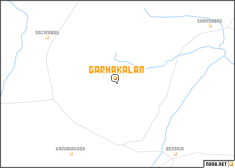 map of Garha Kalān