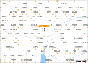 map of Garhane