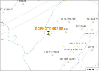 map of Garhat Ghāzān