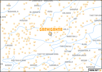 map of Garhi Gahna