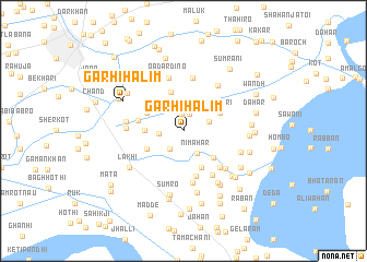 map of Garhi Halīm