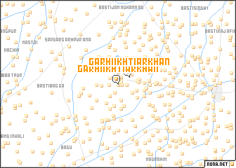 map of Garhi Ikhtiār Khān