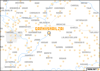 map of Garhi Ismailzai