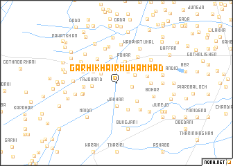 map of Garhi Khair Muhammad