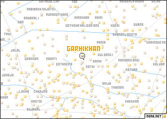 map of Garhi Khān