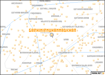 map of Garhi Mīr Muhammad Khān