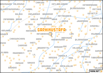 map of Garhi Mustafa