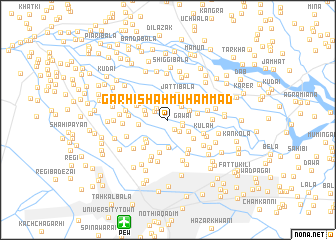 map of Garhi Shāh Muhammad