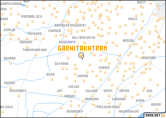 map of Garhi Takht Rām