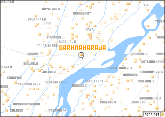 map of Garh Mahārāja