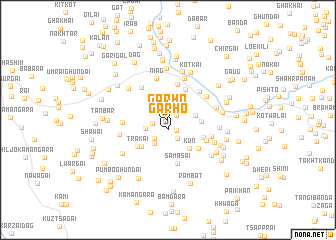 map of Garho