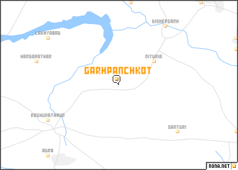 map of Garh Pānchkot