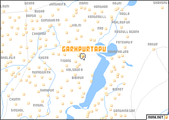 map of Garhpur Tāpu