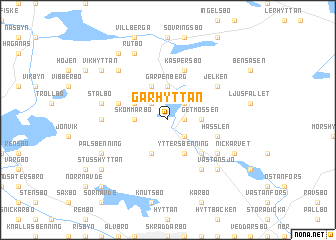 map of Garhyttan