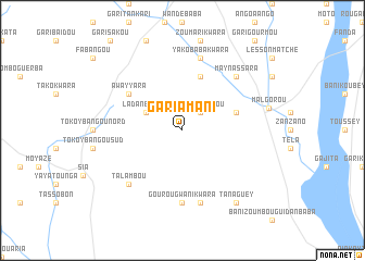 map of Gari Amani