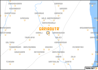 map of Gari Aouta