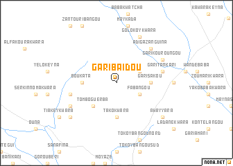 map of Gari Baïdou