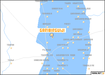 map of Gari Birguiji