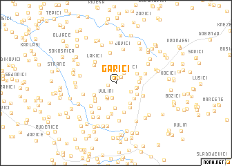 map of Garići