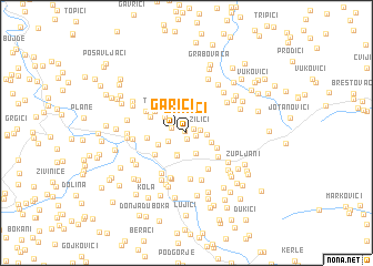 map of Garići