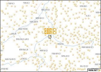 map of Garići