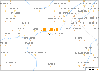 map of Garī Dāsh
