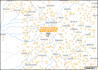 map of Gārigarh