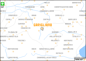 map of Garigliano