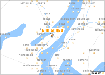 map of Gari Gnabo