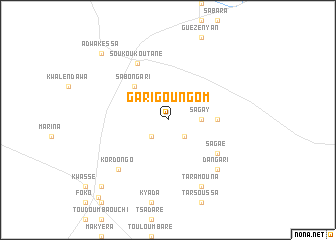 map of Gari Goungom