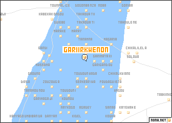 map of Gari Irkwénon