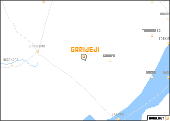 map of Gari Jéji