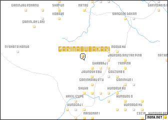 map of Garin Abubakari