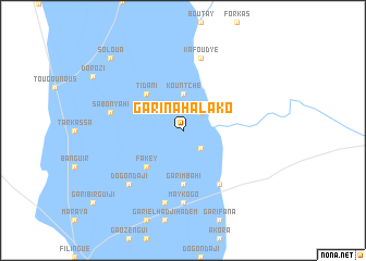 map of Gari Nahalako